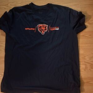 Men's Nike Navy Chicago Bears Horizontal Lockup Legend Performance T-Shirt 2xl